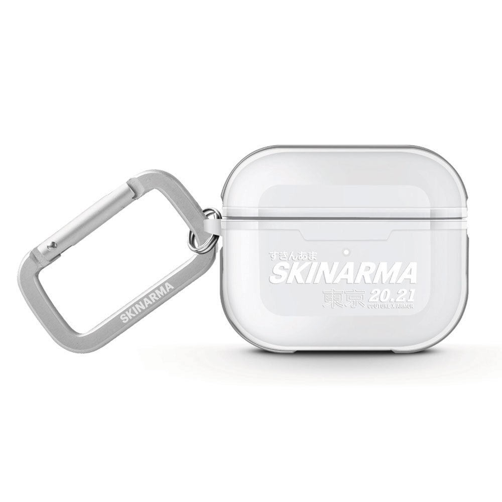Airpods 3. Nesil Kılıf SkinArma Transparan Mat Tasarım Kinzoku Kılıf