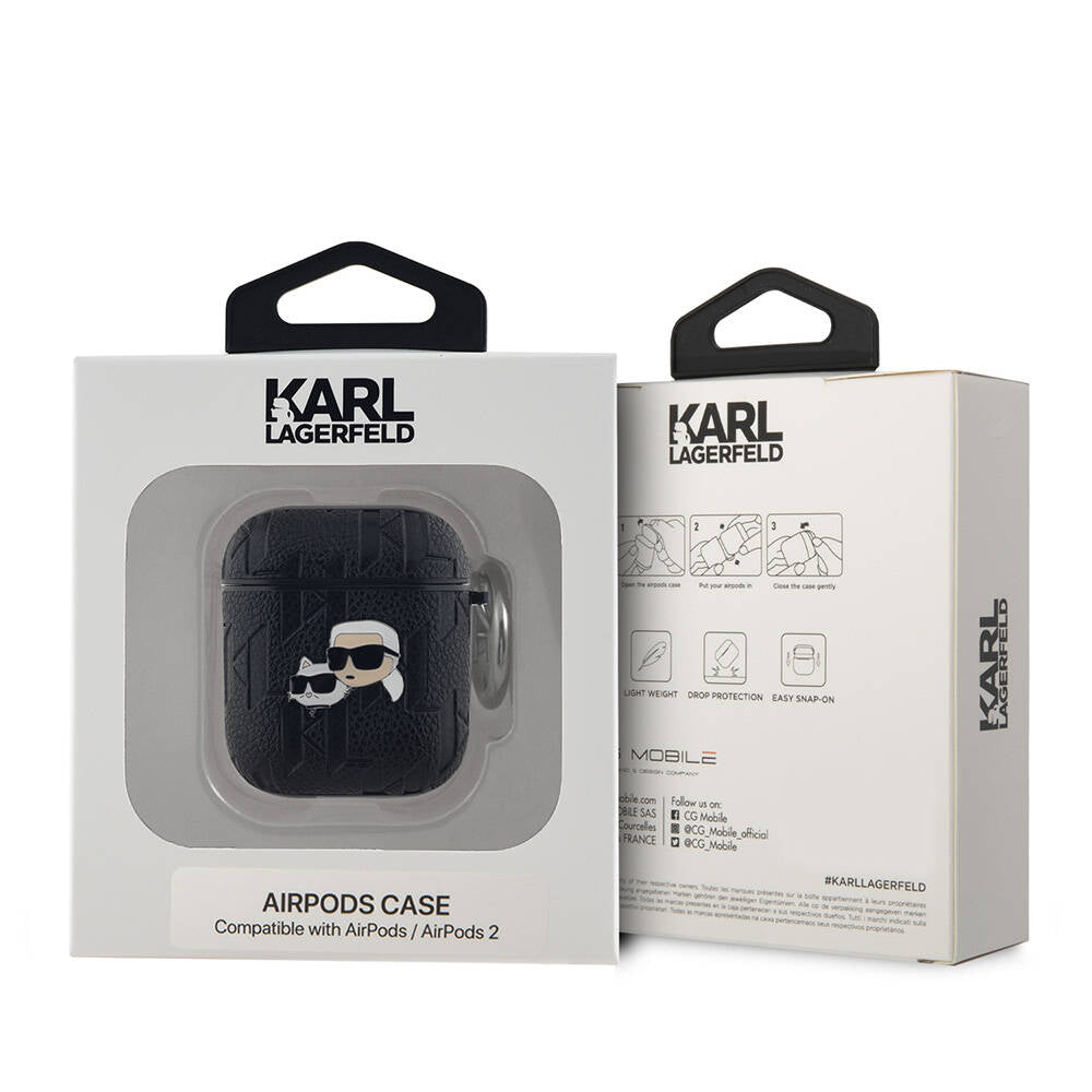 Airpods Kılıf Karl Lagerfeld Orjinal Lisanslı Monogram Silikon Kılıf