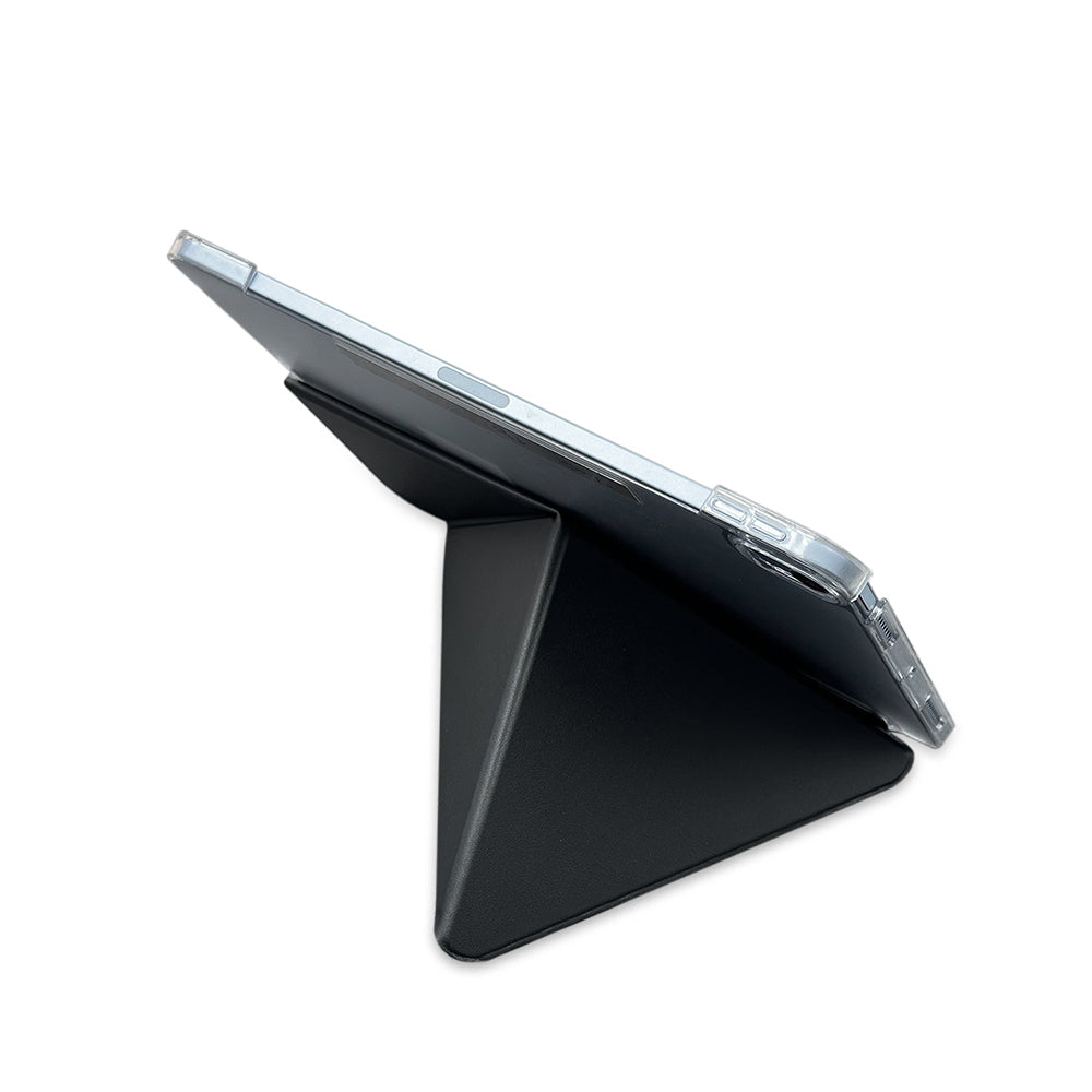 iPad Air 13 2025 M3 Raptic Clear Folio Airbagli Şeffaf Kılıflı Katlanabilir Standlı Kılıf