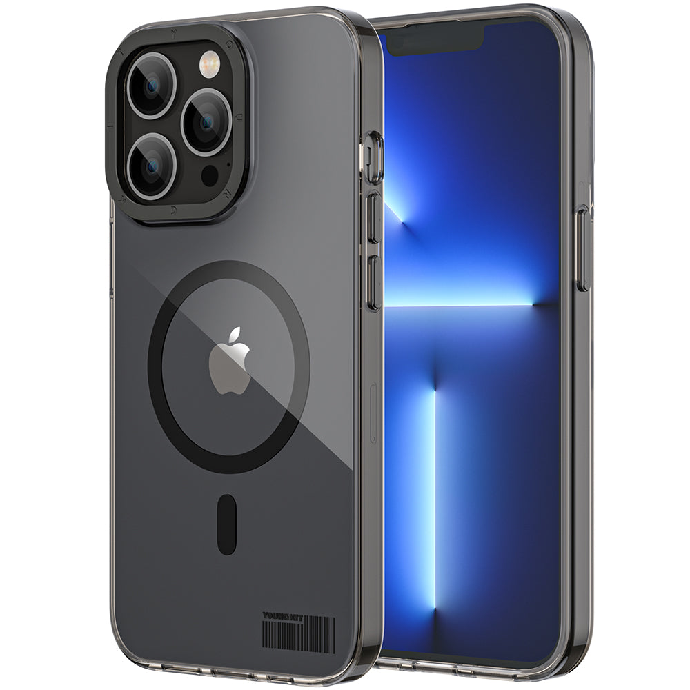 iPhone 13 Pro Max Kılıf M-safe Şarj Özellikli Youngkit Coloured Glaze Serisi Kılıf