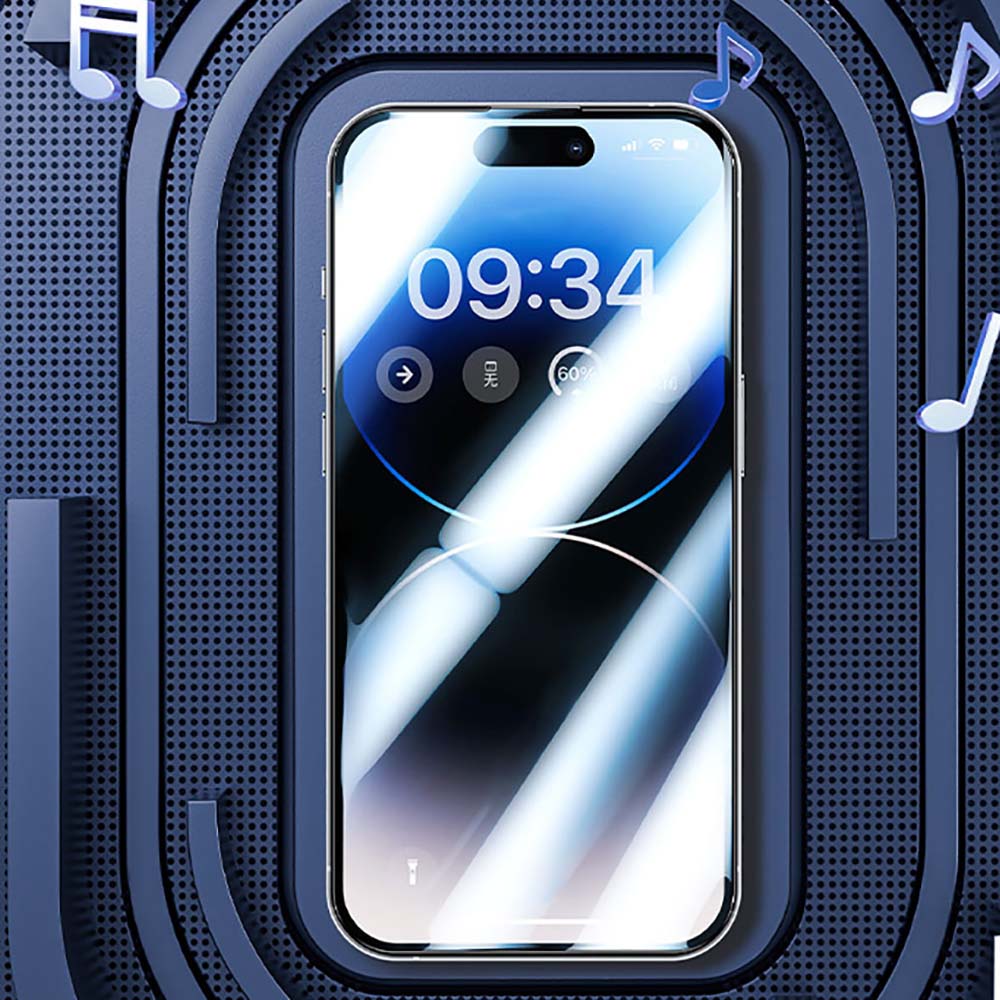 iPhone 14 Benks Gaming Anti-Dust Toz Önleyici Mat Cam Ekran Koruyucu