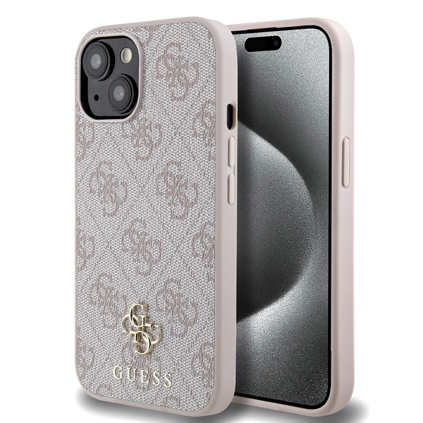iPhone 15 Kılıf Guess Orjinal Lisanslı M-safe Şarj Özellikli Small 4G Classic Kılıf
