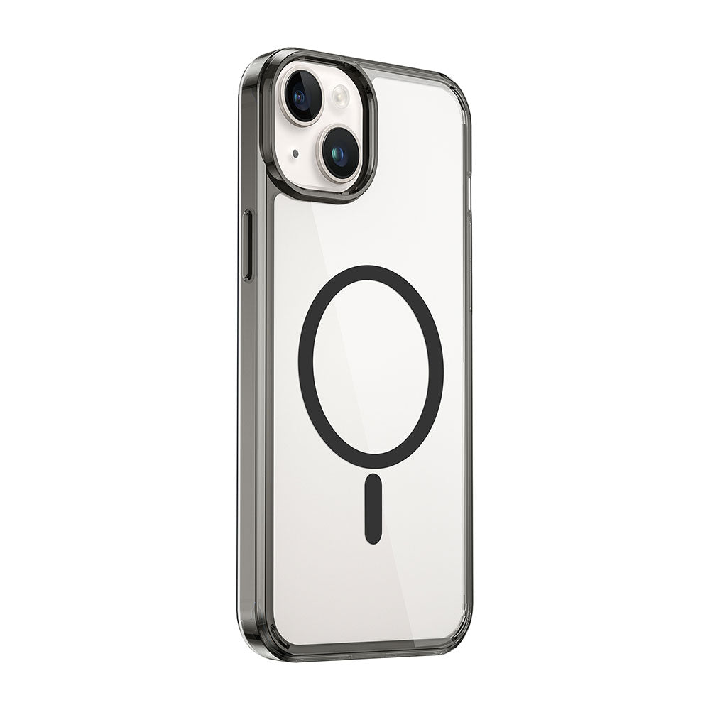 iPhone 15 Plus Kılıf Wiwu MCC-101 Magnetic Crystal Sert PC Kılıf