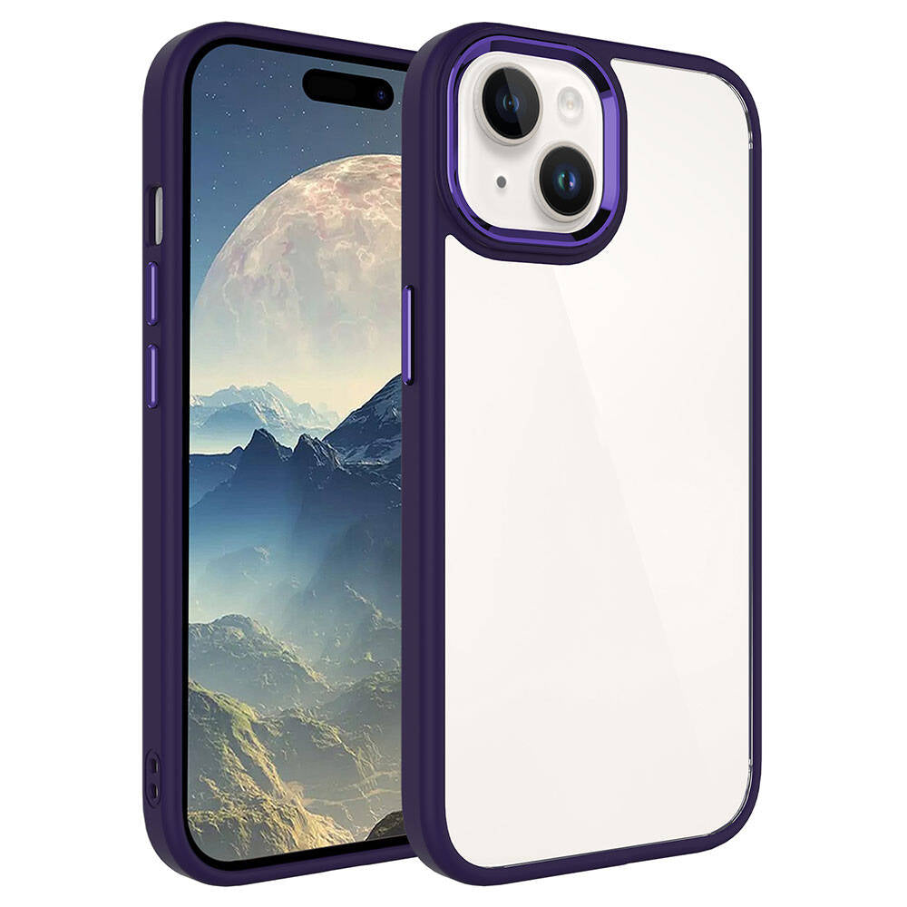 iPhone 15 Plus Kılıf Zore Krom Kılıf