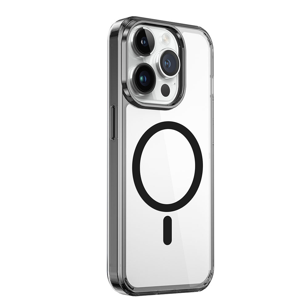 iPhone 15 Pro Kılıf Wiwu MCC-101 Magnetic Crystal Sert PC Kılıf
