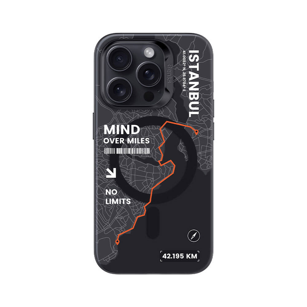 iPhone 15 Pro Max Kılıf M-safe Şarj Özellikli Benks City Serisi Kılıf