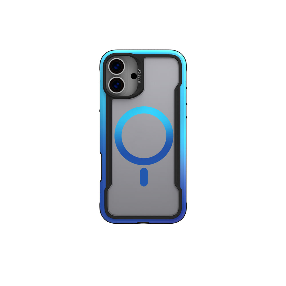 iPhone 16 Kılıf M-safe Şarj Özellikli Airbagli Raptic Shield 2.0 Serisi Şeffaf Arka Yüzey Kılıf