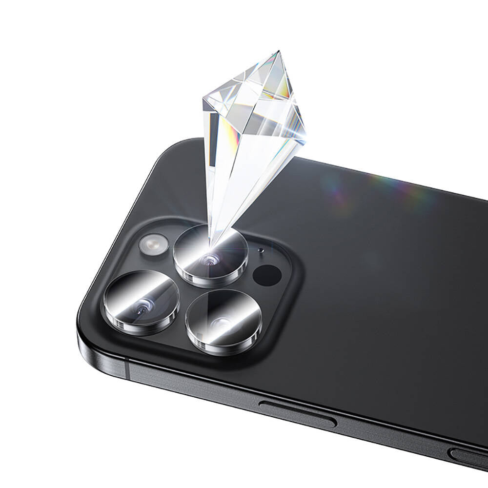 iPhone 16 Pro Benks AR Glass Warrior Transparan Premium Cam Kamera Lens Koruyucu