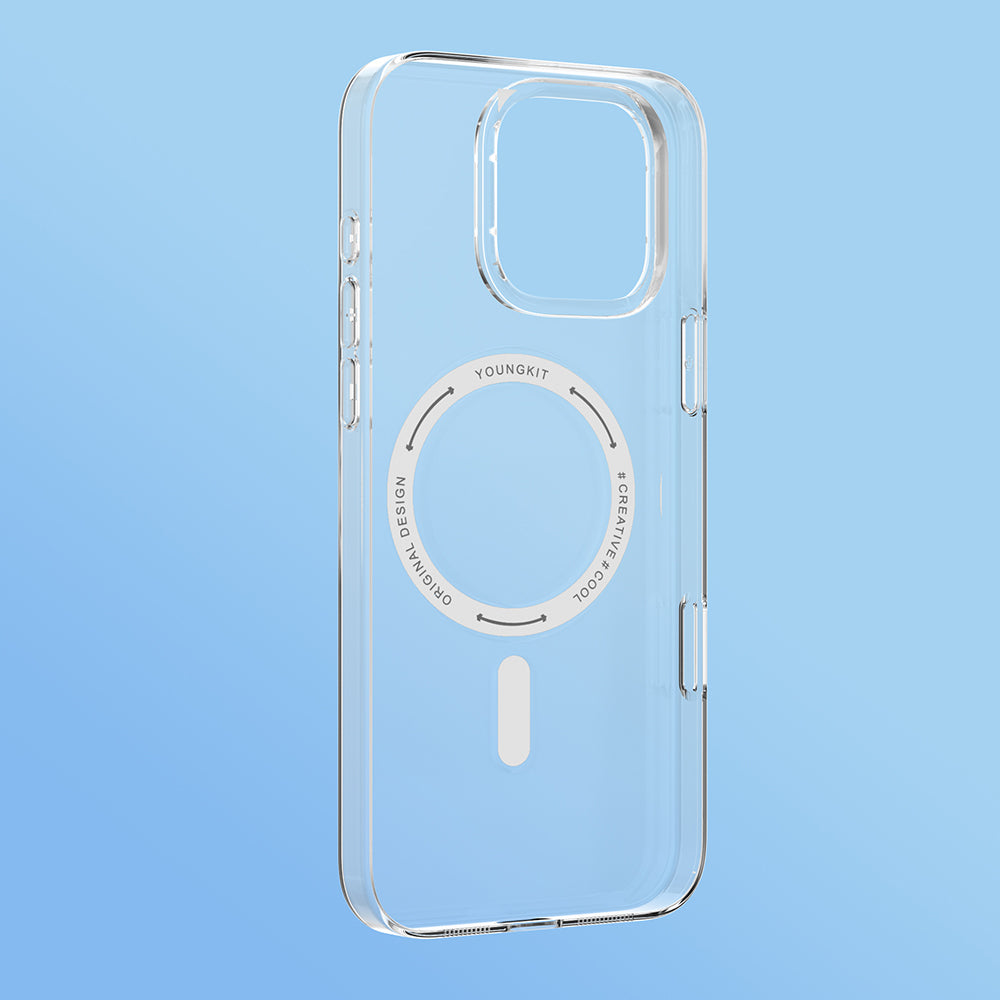 iPhone 16 Pro Kılıf M-safe Şarj Özellikli Youngkit Ice Serisi Kılıf