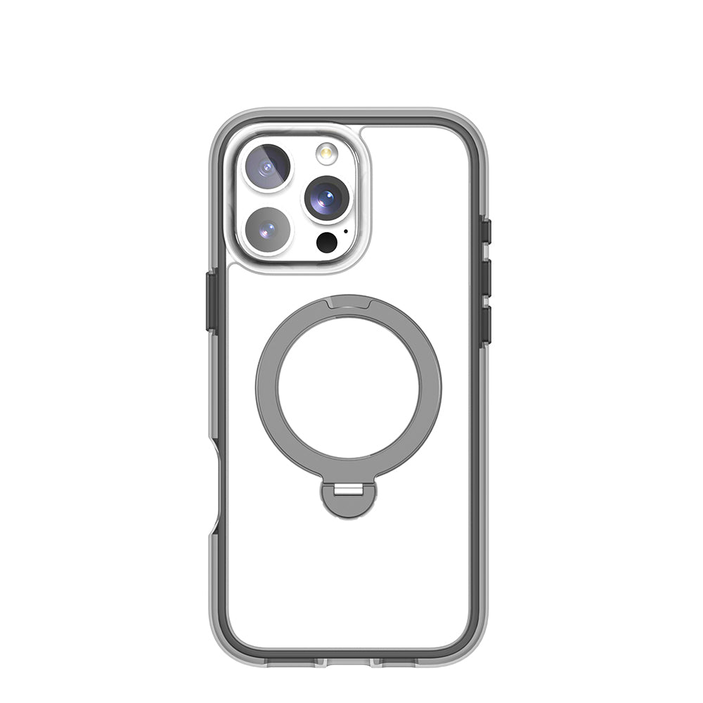 iPhone 16 Pro Kılıf M-safe Şarj Özellikli Raptic AirJoy Serisi 360 Derece Dönebilen Standlı Kılıf