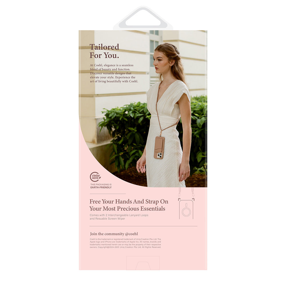 iPhone 16 Pro Kılıf M-safe Şarj Özellikli Renk Geçişli Askı Aparatlı Coehl Linear Kılıf