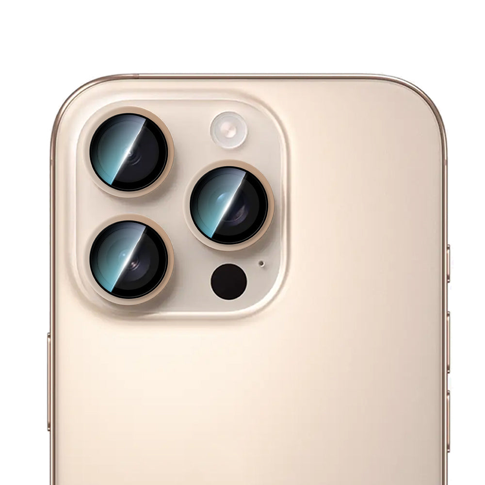 iPhone 16 Pro Max CaseWorld Alloy Two-Color Serisi Lens Koruyucu