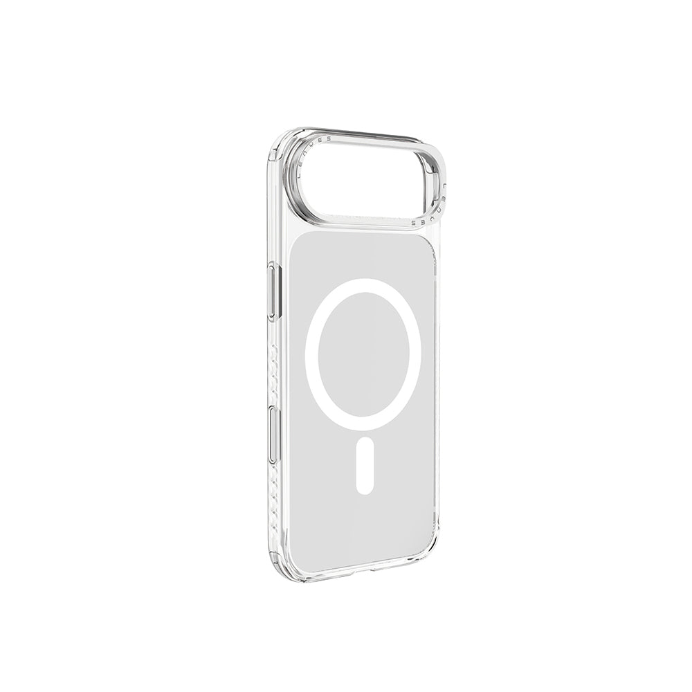 iPhone 17 Air Kılıf M-safe Şarj Özellikli Metal Kamera Çerçeveli Airbag Tasarımlı Lenyes CK221 Sert PC Kılıf