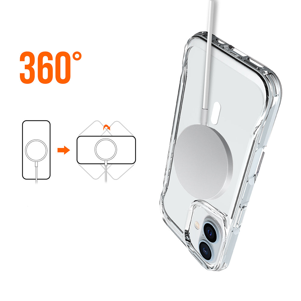 iPhone 17 Kılıf Zore M-safe Şarj Özellikli T-Max M-safe Kılıf