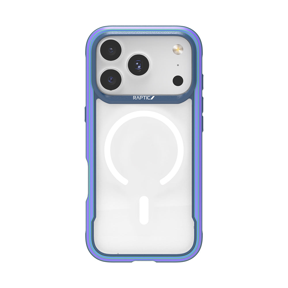 iPhone 17 Pro Max Kılıf M-safe Şarj Özellikli Airbagli Raptic Shield Serisi Şeffaf Arka Yüzey Kılıf