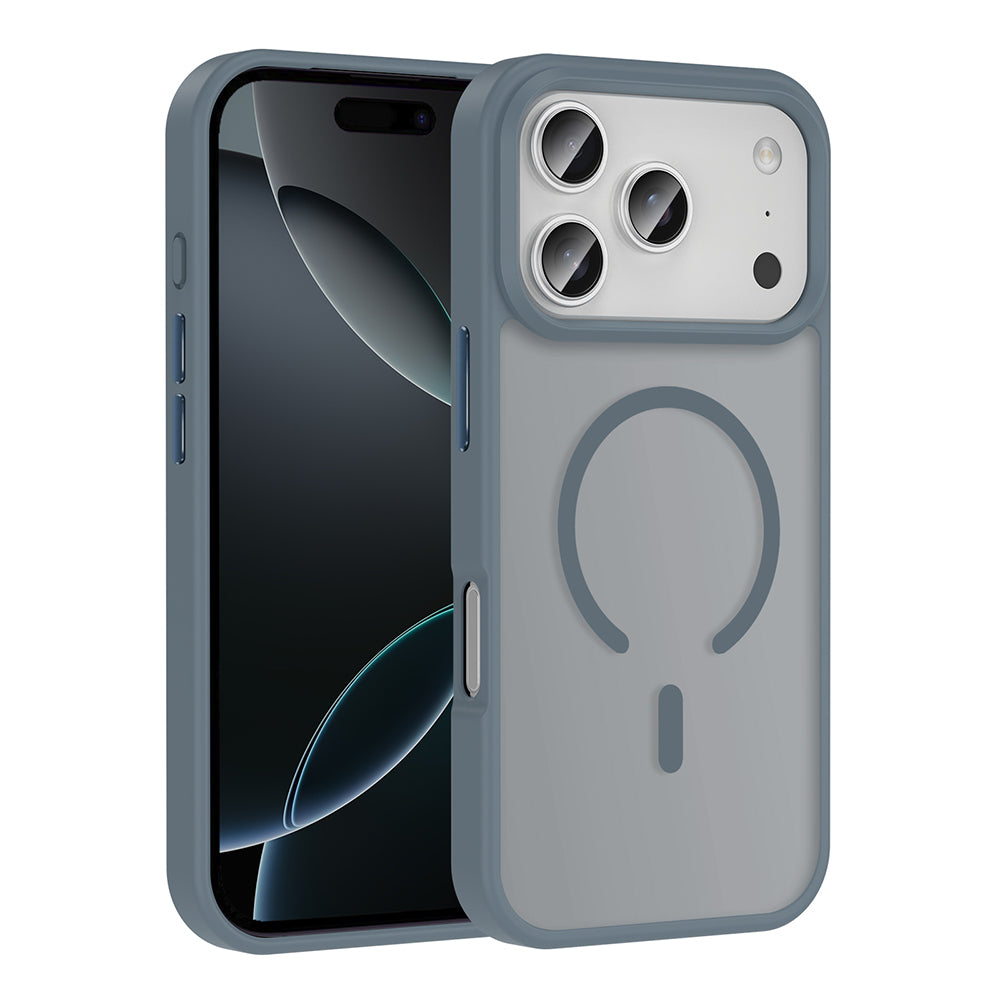 iPhone 17 Pro Max Kılıf M-safe Şarj Özellikli Mat Arka Yüzey Zore Sio Kılıf