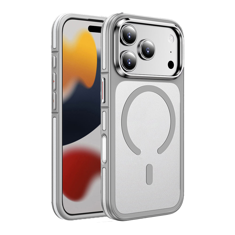 iPhone 17 Pro Max Kılıf M-safe Şarj Özellikli Mat Görünümlü Wlons Vevo Kılıf