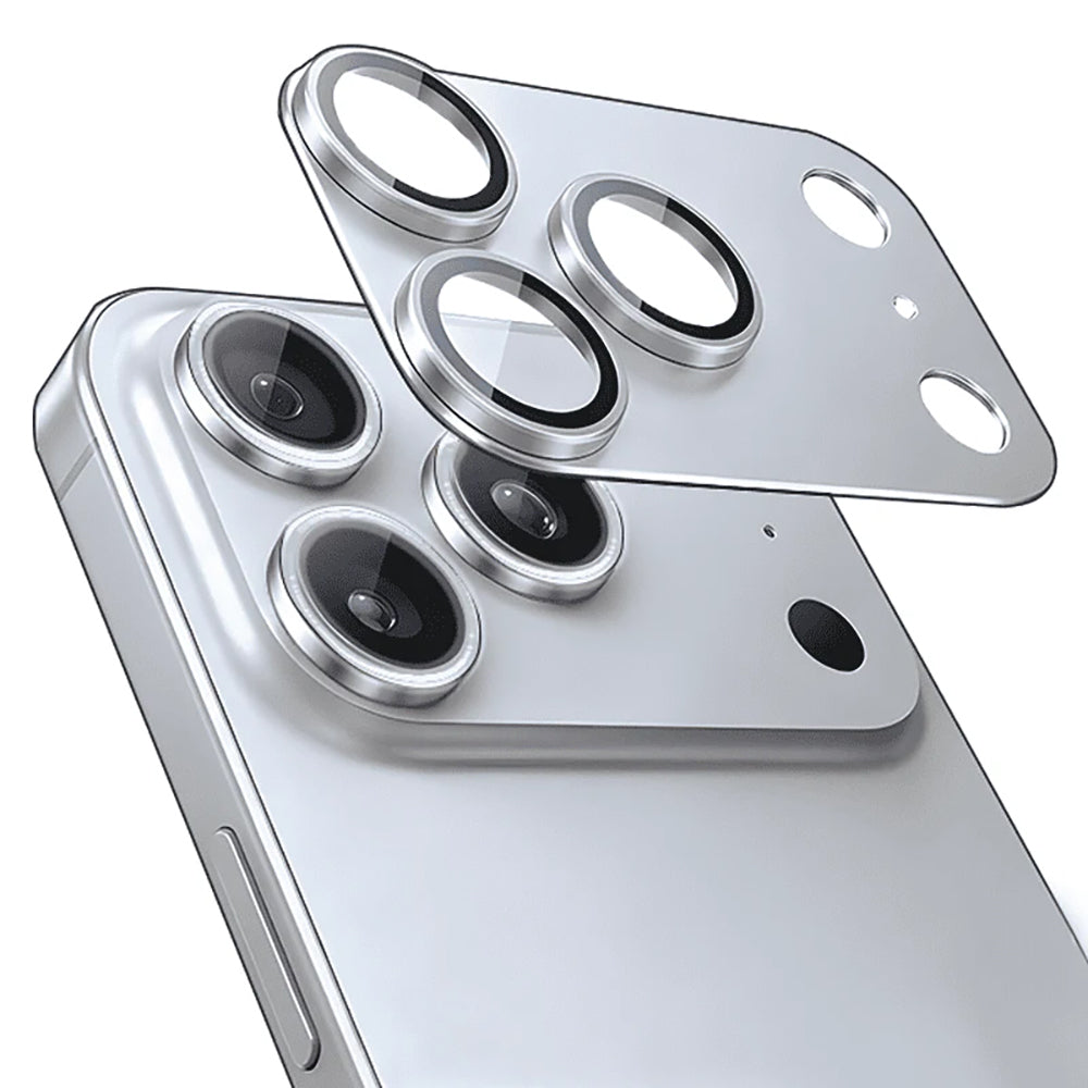 iPhone 17 Pro Mohseven Alüminyum Kaplamalı Safir Anti Reflective Kamera Lens Koruyucu