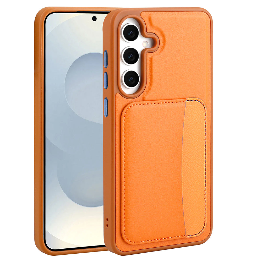 Galaxy A26 Kılıf Kartlıklı Zore X-Kart Silikon Kapak