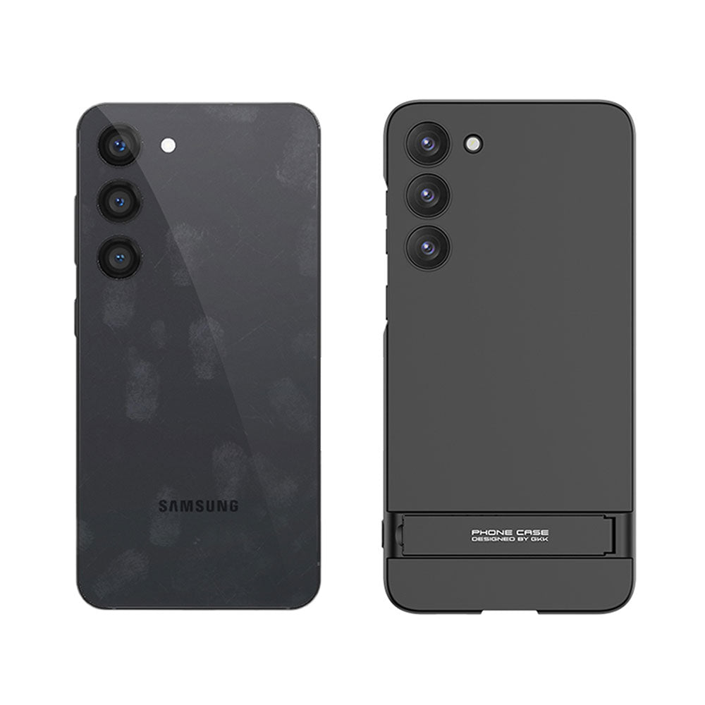 Galaxy S23 Kılıf Zore Kamera Korumalı Dikey Standlı Ays Kılıf