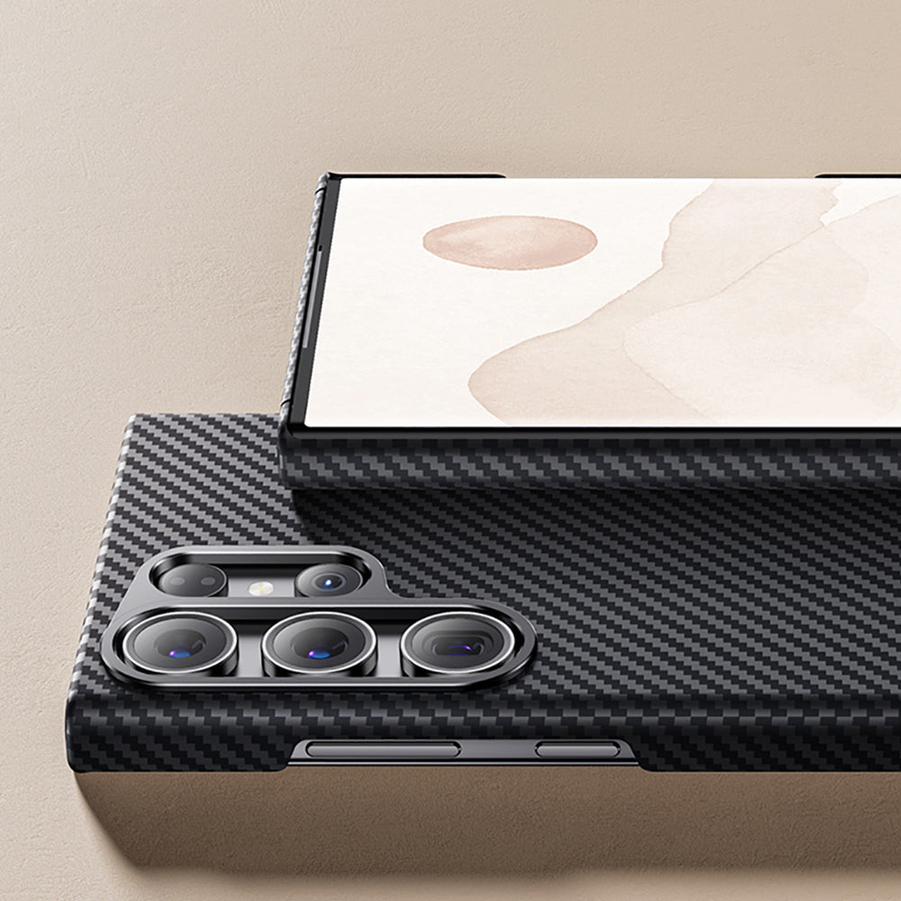 Galaxy S23 Plus Kılıf Benks M-safe Şarj Özellikli Magnetik ArmorAir 600D Kevlar Fiber Kılıf