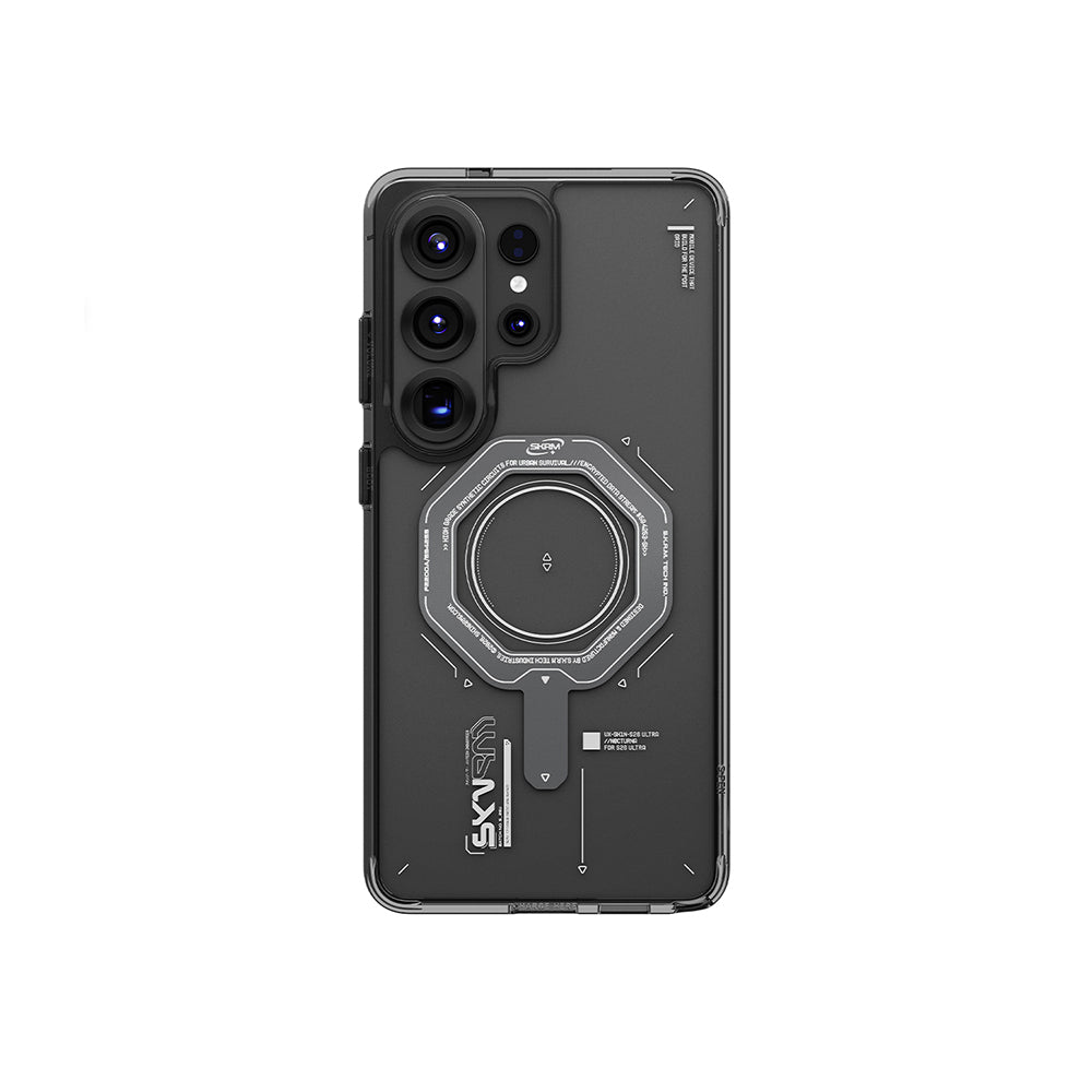 Galaxy S26 Ultra Kılıf Skinarma M-safe Şarj Özellikli Airbag Tasarımlı Magma Kapak