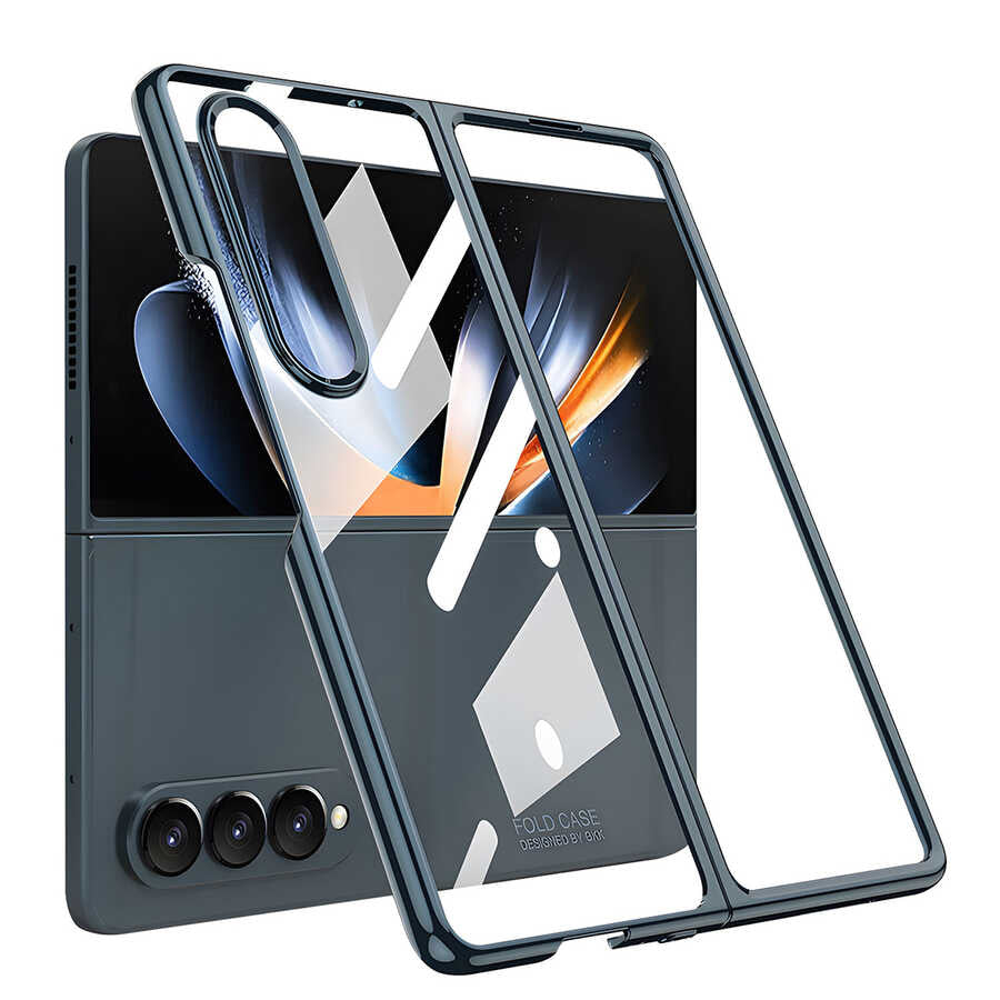 Galaxy Z Fold 4 Kılıf Zore Full Camlı Kıpta Kılıf