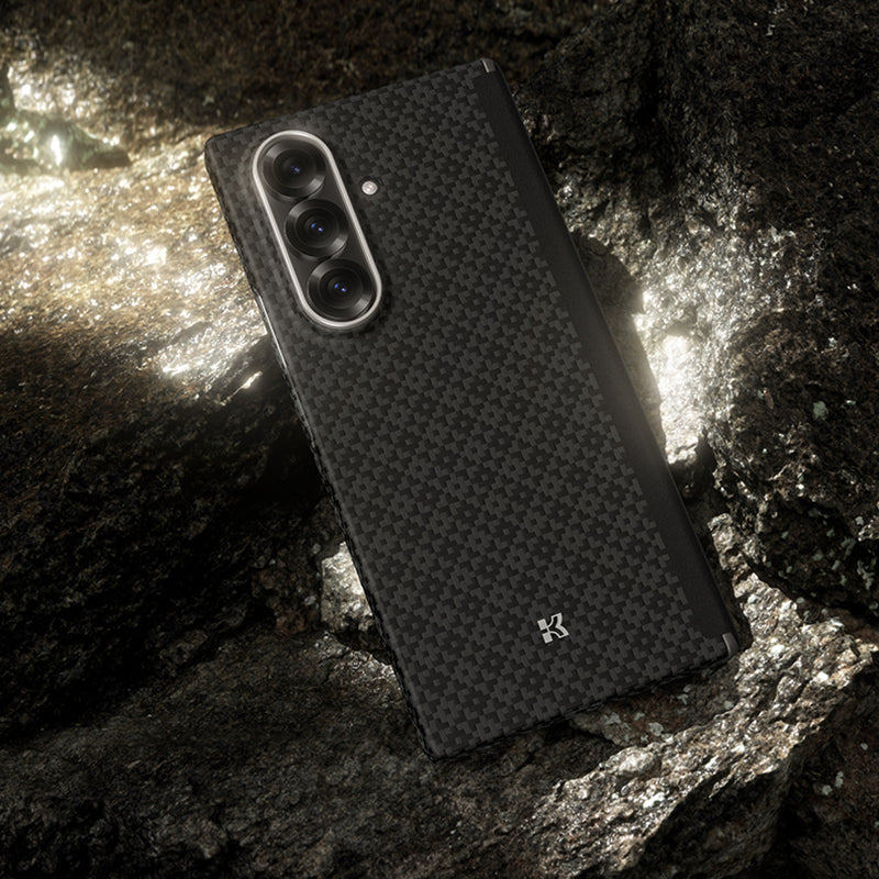 Galaxy Z Fold 7 Kılıf M-Safe Şarj Özellikli Benks ArmorAir ArmorGrid Serisi Kevlar Kılıf