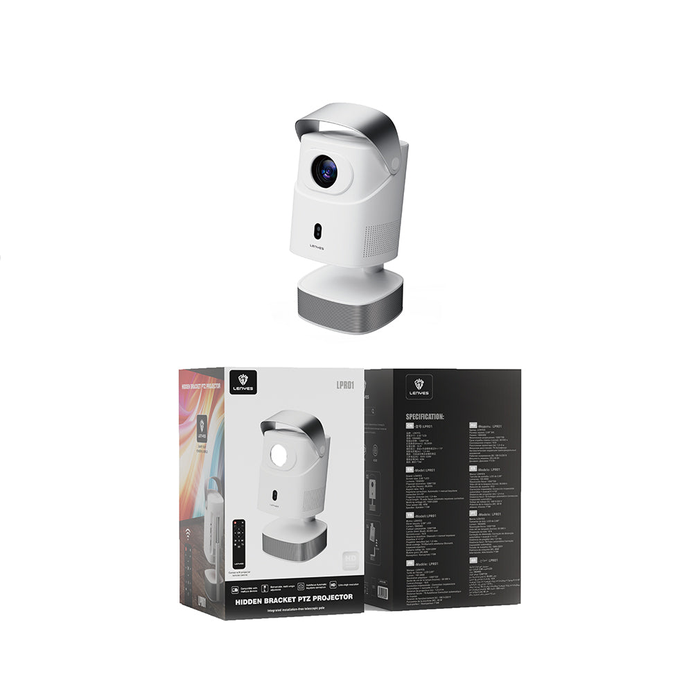 Lenyes LPR01 2.69" LCD Projektör Yansıtma Cihazı Otomatik ve Manuel Keystone Özellikli