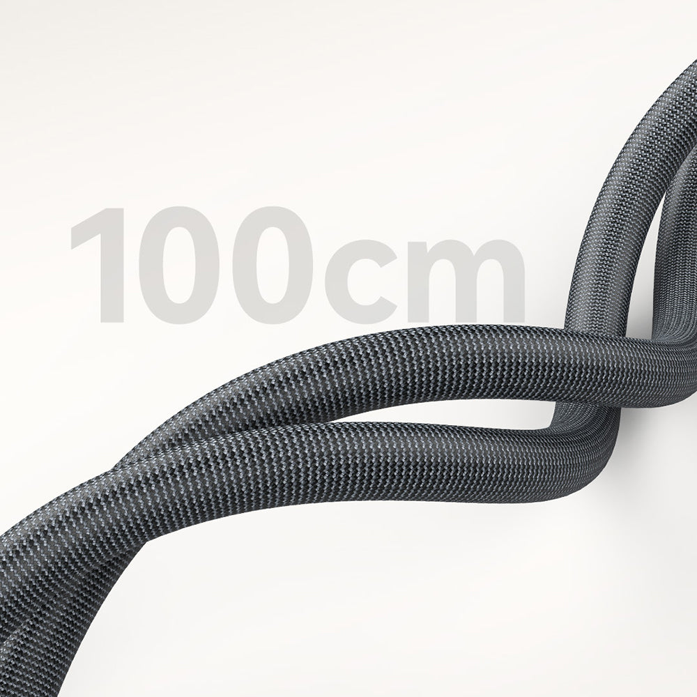 Recci RS35CC Type-C to Type-C PD 65W Örgü Tasarımlı Hızlı Şarj Özellikli Data ve Şarj Kablosu 1M