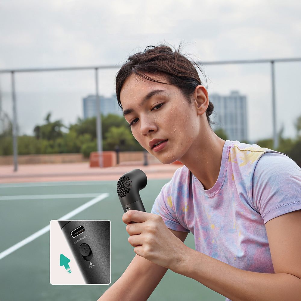 Aecooly PH01 Aero Pro Serisi Dijital LED Göstergeli Portatif Soğutucu El Fanı