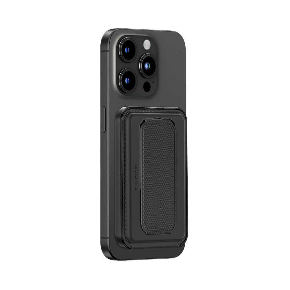 Amazingthing Glamour Link Fonksiyonel Çok Yönlü Grip Standlı Magnetik Kartlık Gri
