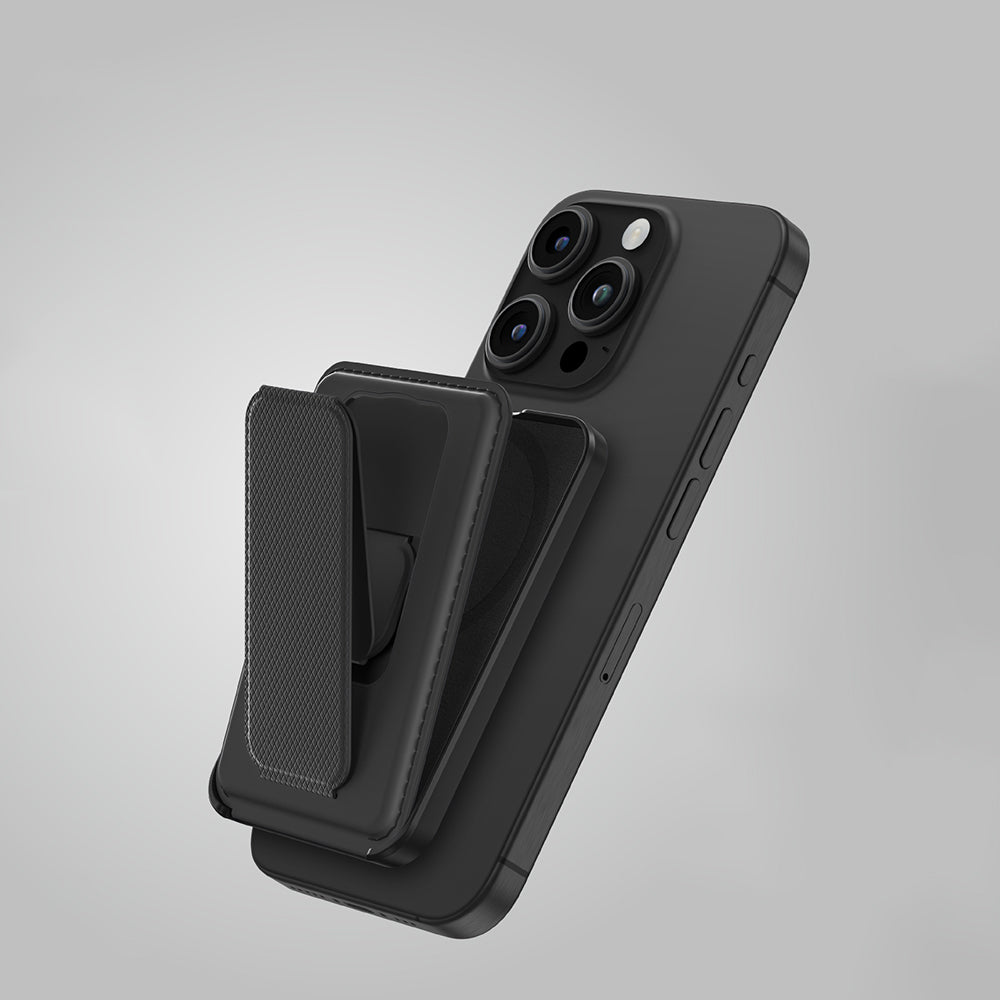 Amazingthing Glamour Link Fonksiyonel Çok Yönlü Grip Standlı Magnetik Kartlık Gri