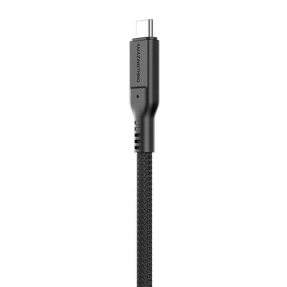 Amazingthing Thunder Pro USB3.2 Gen2 PD3.1 Port Korumalı Type-C to Type-C Kablo 120cm 240W 4K@60Hz