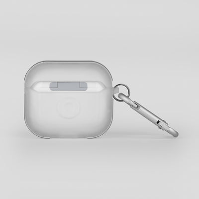 Apple Airpods 3. Nesil Kılıf SkinArma Transparan Mat Tasarım Kinzoku Kılıf Beyaz