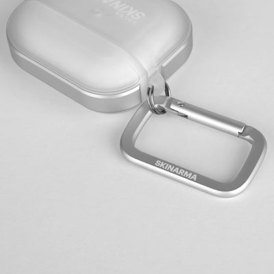 Apple Airpods 3. Nesil Kılıf SkinArma Transparan Mat Tasarım Kinzoku Kılıf Beyaz