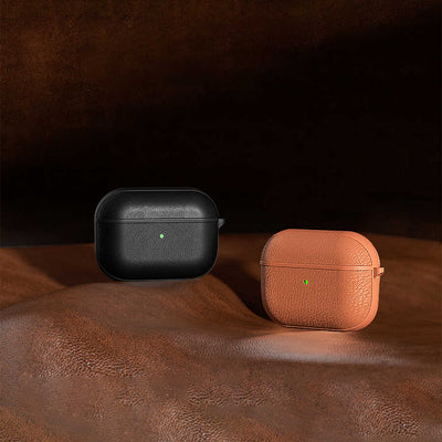Apple Airpods 3.Nesil Kılıf Wiwu Calfskin Kılıf Kahverengi
