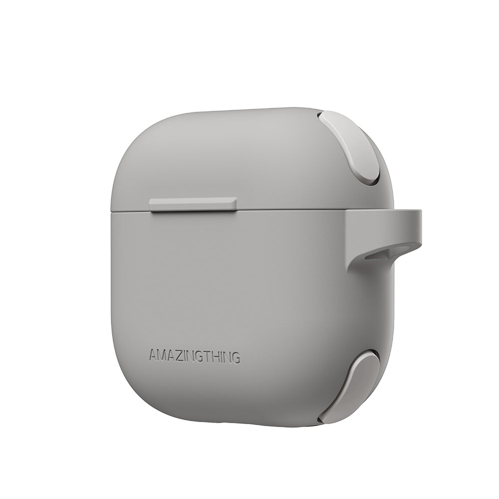 Apple Airpods 4 Amazingthing Airbag Köşe Tasarımlı Omni Serisi Silikon Kapak Lacivert