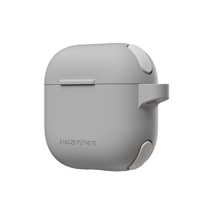 Apple Airpods 4 Amazingthing Airbag Köşe Tasarımlı Omni Serisi Silikon Kapak Lacivert