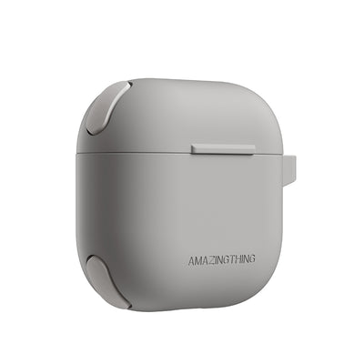 Apple Airpods 4 Amazingthing Airbag Köşe Tasarımlı Omni Serisi Silikon Kapak Pembe