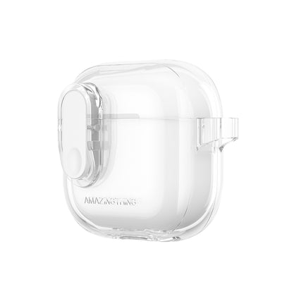 Apple Airpods 4 Amazingthing Magnetik Kilit Tasarımlı Minimal Serisi Kılıf Desert Titanyum