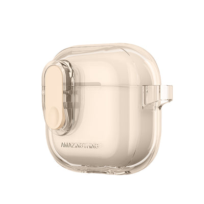 Apple Airpods 4 Amazingthing Magnetik Kilit Tasarımlı Minimal Serisi Kılıf Pembe