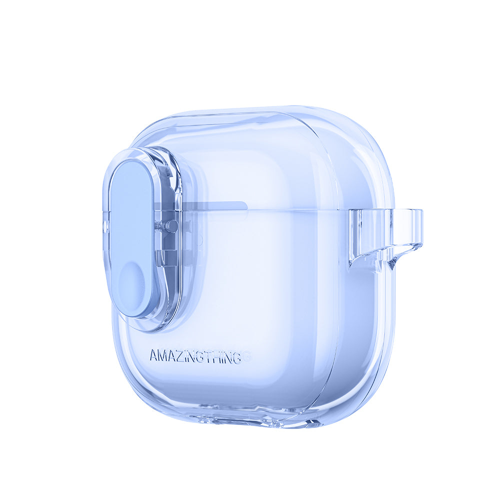 Apple Airpods 4 Amazingthing Magnetik Kilit Tasarımlı Minimal Serisi Kılıf Desert Titanyum