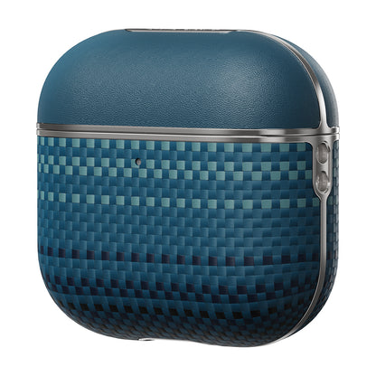 Airpods 4 Kılıf Aramid Fiber Pitaka Tactile Woven Sunset-Moonrise Serisi Kılıf