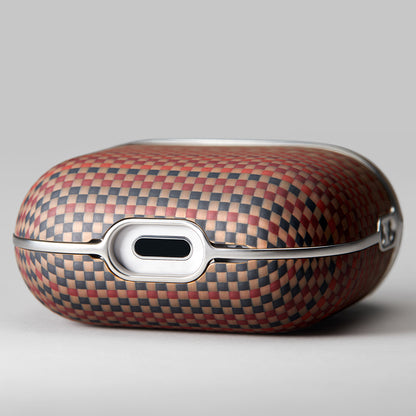 Airpods 4 Kılıf Aramid Fiber Pitaka Tactile Woven Sunset-Moonrise Serisi Kılıf