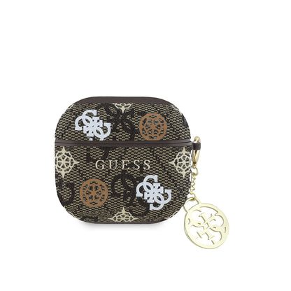 Airpods 4 Kılıf Guess Orjinal Lisanslı 4G Desenli Yazı Logolu Peony Kılıf