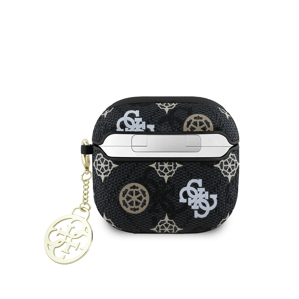 Airpods 4 Kılıf Guess Orjinal Lisanslı 4G Desenli Yazı Logolu Peony Kılıf