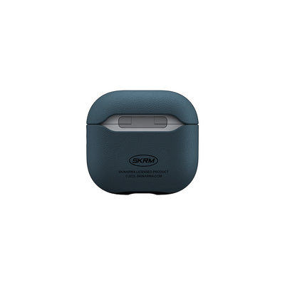 Apple Airpods 4 Kılıf Skinarma PU Deri Tasarım Spunk Kılıf Koyu Yeşil