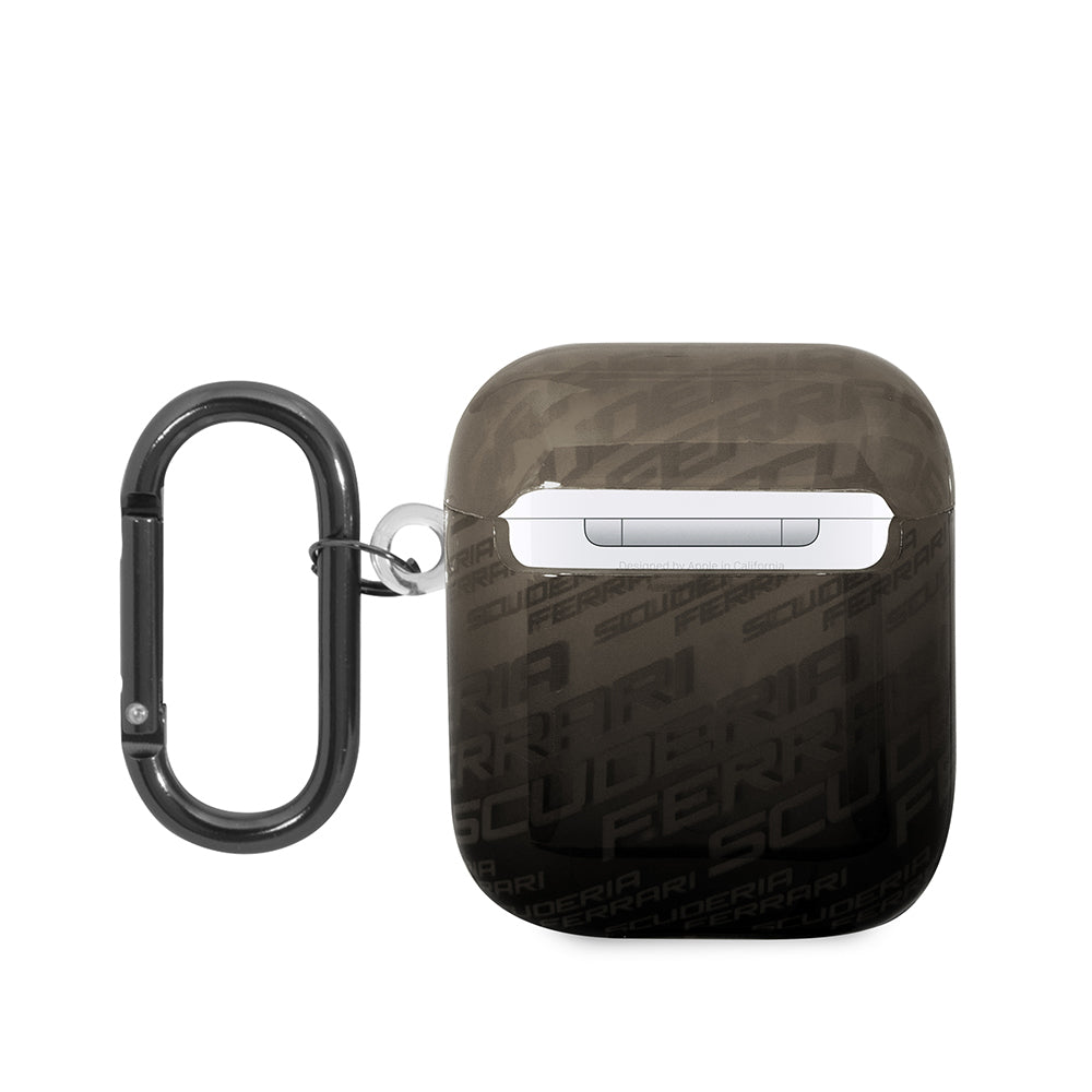 Airpods Kılıf Ferrari Orjinal Lisanslı IML Baskılı Klasik Logolu SF Desenli TPU Kılıf