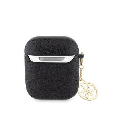Apple Airpods Kılıf GUESS Glitter 4G Charm Kapak Gold